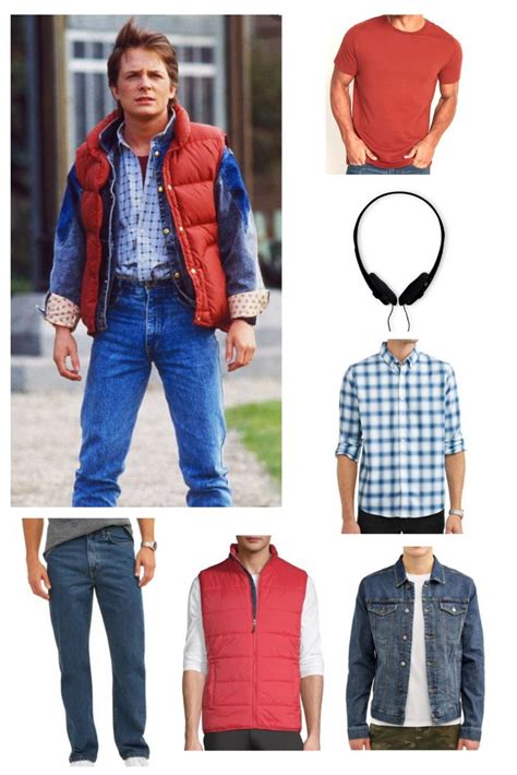 marty costume|marty mcfly costume shirt.